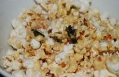 Popcorn met gekruide knoflook boter & Lime dressing