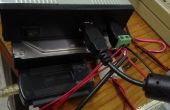 4 pin Molex Power Supply / Power 2 HDD waarop één netwerkadapter van