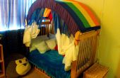 Maken van een regenboog luifel voor uw kinderkamer