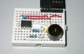 Controle van de eenvoudigste en goedkoopste circuit van LED en de zoemer in geschiedenis