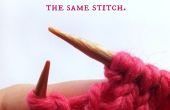 Hoe te breien Front & terug... een gemakkelijke breien stitch! 