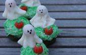 Haunted pompoen Patch Ghost Cupcakes! 