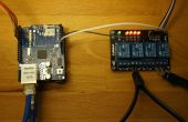 Arduino relais controle over het internet
