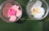 Realistisch uitziende Sugarpaste fondant (Orchid) Flower beeldhouwen