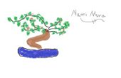 Doodle: A Bonsai, Monkey & verf ezel. Met behulp van Microsoft Paint (Video)