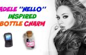 Adele-hello-miniatuur flip telefoon fles charme