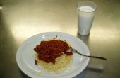 Hoe maak je spaghetti met saus van vlees