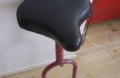 Ergonomische stoel gemaakt van een oude Exercisebicycle