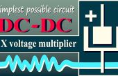 DC-DC spanning verdubbelaar (eenvoudigste mogelijke circuit)