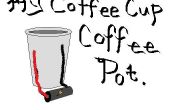 Koffie kopje koffiepot