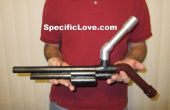 PVC Revolver Marshmallow Gun Blowgun DIY