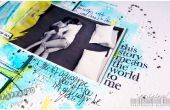 Mixed Media Scrapbooking lay-out