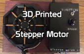 3D afgedrukt stappenmotor