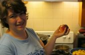 Hoe schil 12 pond van perziken in 10 minuten