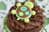 Hoe schildpad-Cupcakes maken