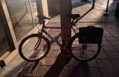 Een retro fiets zadeltas