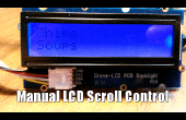 Handmatige LCD Scroll Control