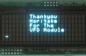 Arduino en de Noritake 24 x 6 Module voor VFD (Vacuum Fluorescent Display)