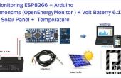 ESP8266 + de ZonneLader van de Arduino te Emoncms