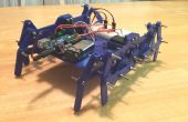 3D afgedrukt Walking Robot (Klann koppeling)