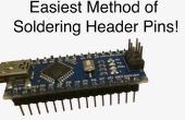 Soldeer Arduino Header Pins gemakkelijk