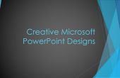 Creatieve Microsoft PowerPoint ontwerpen. 