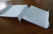 Eenvoudig papier zweefvliegtuig