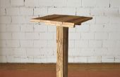 Teruggewonnen hout Bar tabel