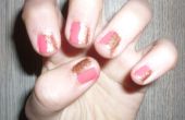 Roze en bruin Nails