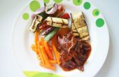 Keuken Grill diner-Paleo en vegetarische