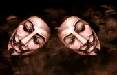 Guy Fawkes masker (face Paint)