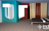 Het ontwerpen van unieke meubels voor uw kamer. 