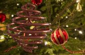 3D afgedrukt Double Helix kerst Ornament