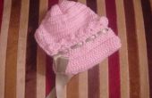 Schattig roze bonnet, trui, deken