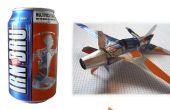 3D-modellen draaien in Aluminium objecten met oude Soda Cans