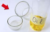 How to Cut glazen flessen / blikjes met behulp van olie! 