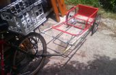 Gecombineerde cart fiets aanhangwagen