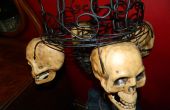 DIY bij kaarslicht schedel opknoping kroonluchter, Halloween prop