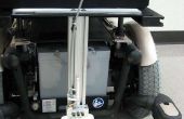 Instructies voor het voltooien van Mock-Up of Spring-Loaded Design voor Lift/laagste van Center-Mounted voetsteunen op macht rolstoelen