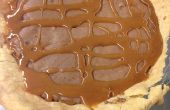 Pindakaas-Brownie taart