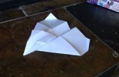 Zweefvliegtuig papieren vliegtuigje