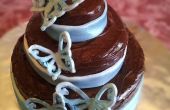 Cupcake in een Cake kostuum /Jumbo bruiloft Cupcake