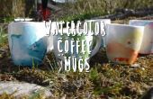 DIY aquarel Coffee Mugs