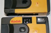 Maak een Joule dief LED zaklamp of een nachtlampje door recycling van een wegwerp camera van Kodak. 