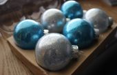 DIY Glitter ornamenten