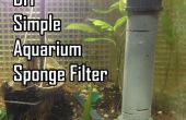 DIY eenvoudige PVC spons Filter voor aquaria! 