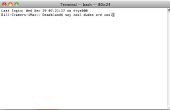 Hoe maak je mac terminal praten