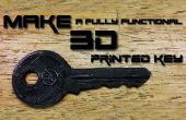 Hoe maak je een 3D afgedrukt sleutel (volledige TUTORIAL)