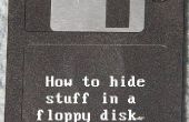 Hoe te verbergen van spullen in een floppy disk