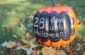 Pompoen van Halloween Countdown